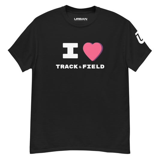 I LOVE Track & Field - Classic Tshirt 