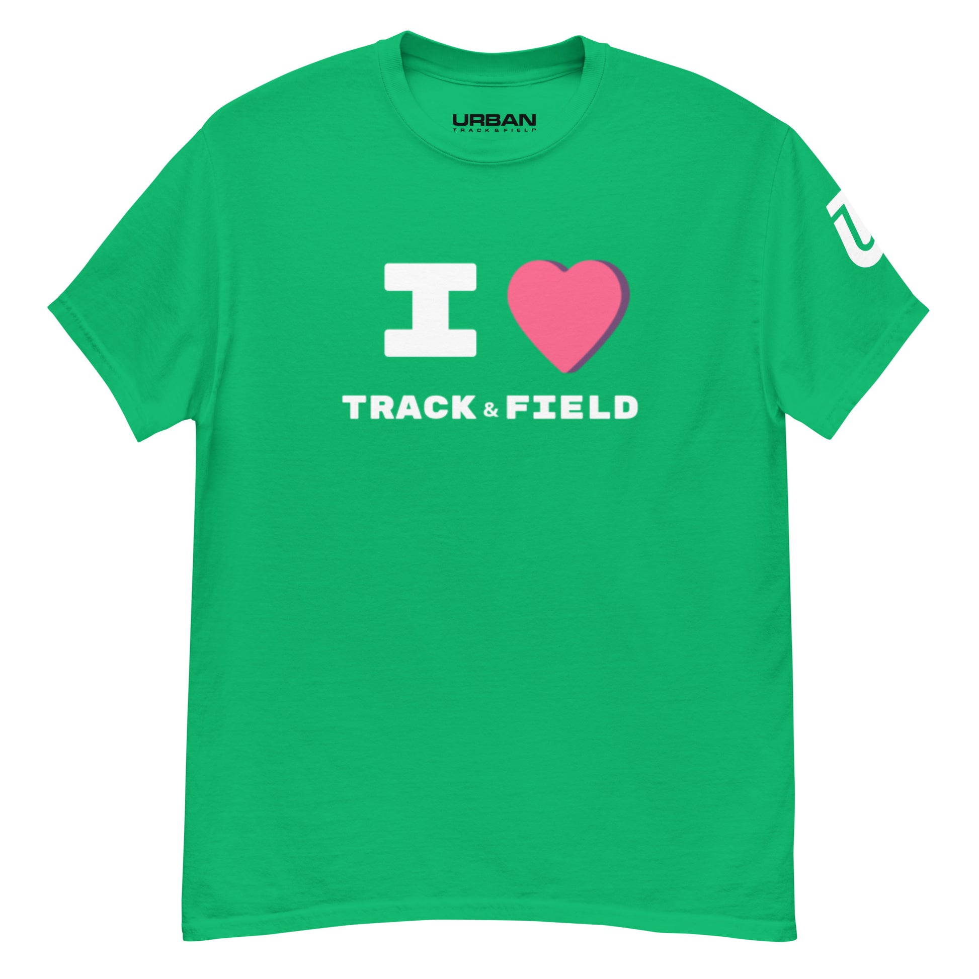 I LOVE Track & Field - Classic Mens Tshirt - URBAN T&F