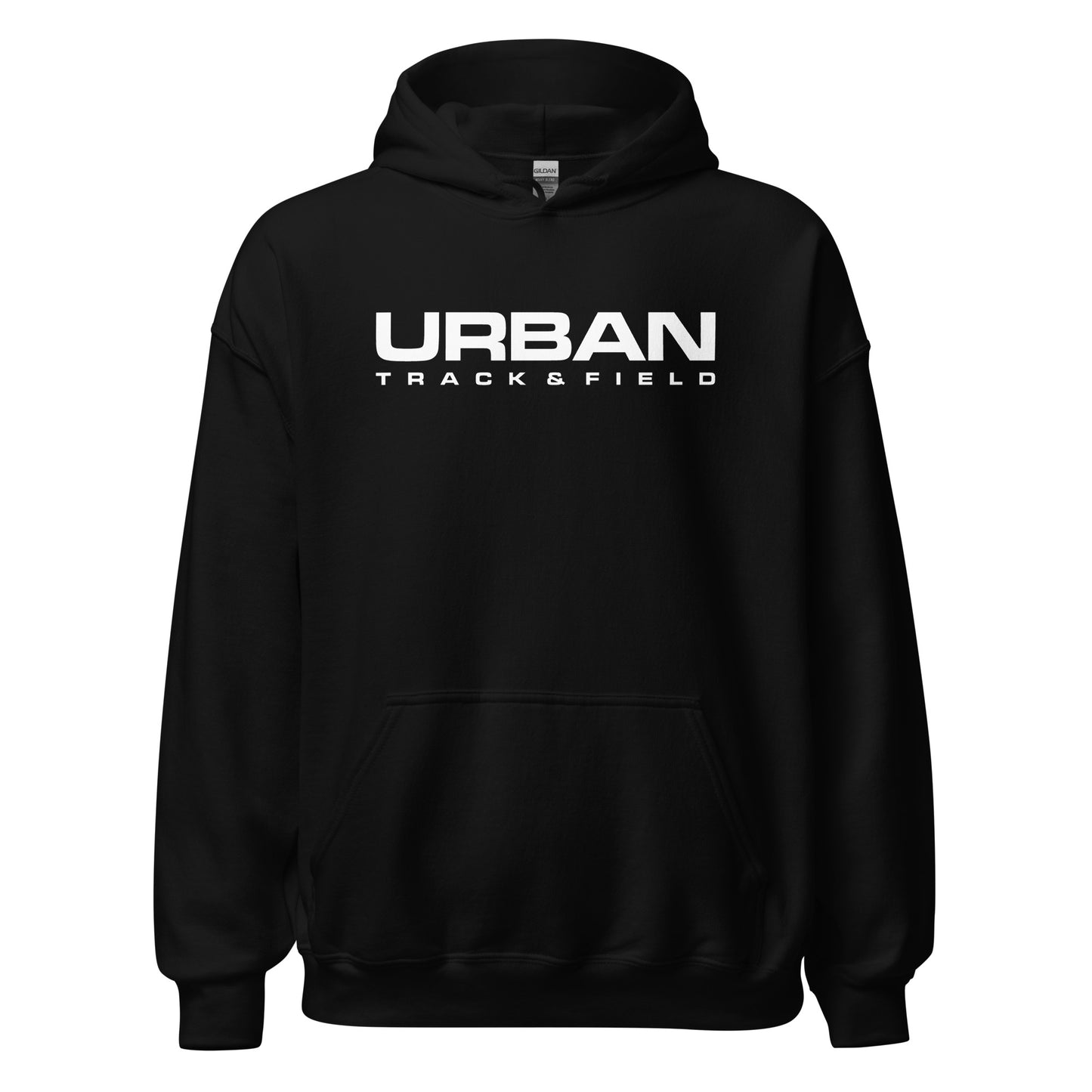 CLASSIC URBAN TF black front HOODIE* - URBAN T&F