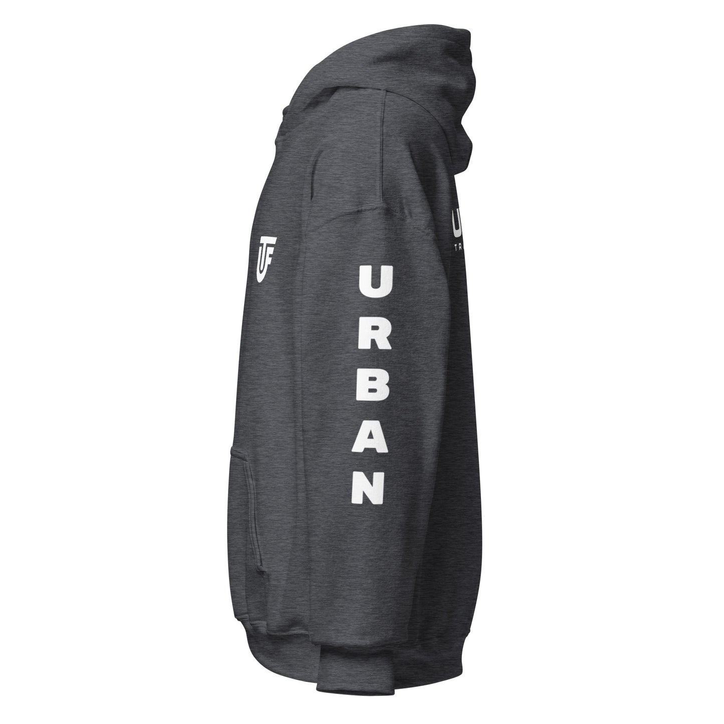 UTF- PRO HOODIE (WHITE WRITING)* - URBAN T&F