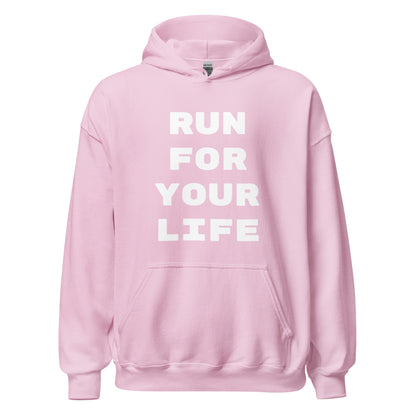 RUN FOR YOUR LIFE (WHITE WRITING)* - URBAN T&F