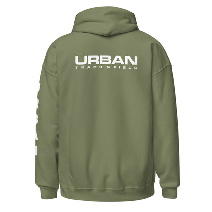 UTF- PRO HOODIE (WHITE WRITING)* - URBAN T&F