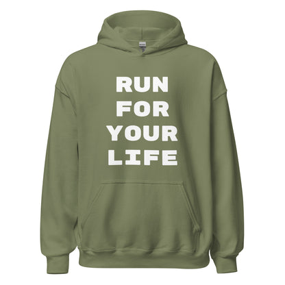 RUN FOR YOUR LIFE (WHITE WRITING)* - URBAN T&F