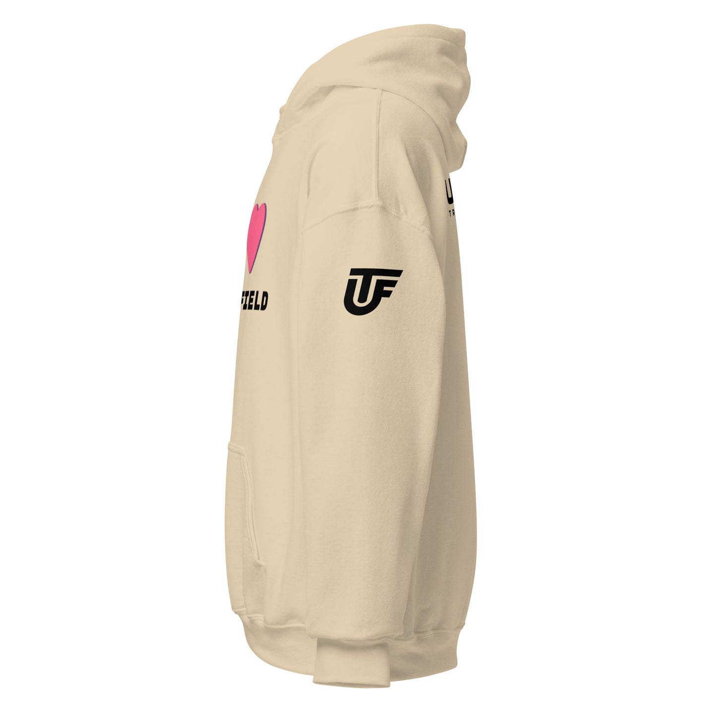 I LOVE Track & Field Hoodie (Black Writing) - URBAN T&F