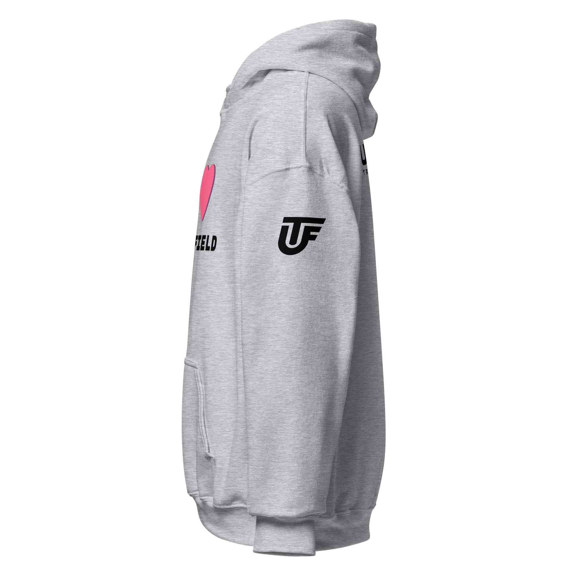 I LOVE Track & Field Hoodie (Black Writing) - URBAN T&F