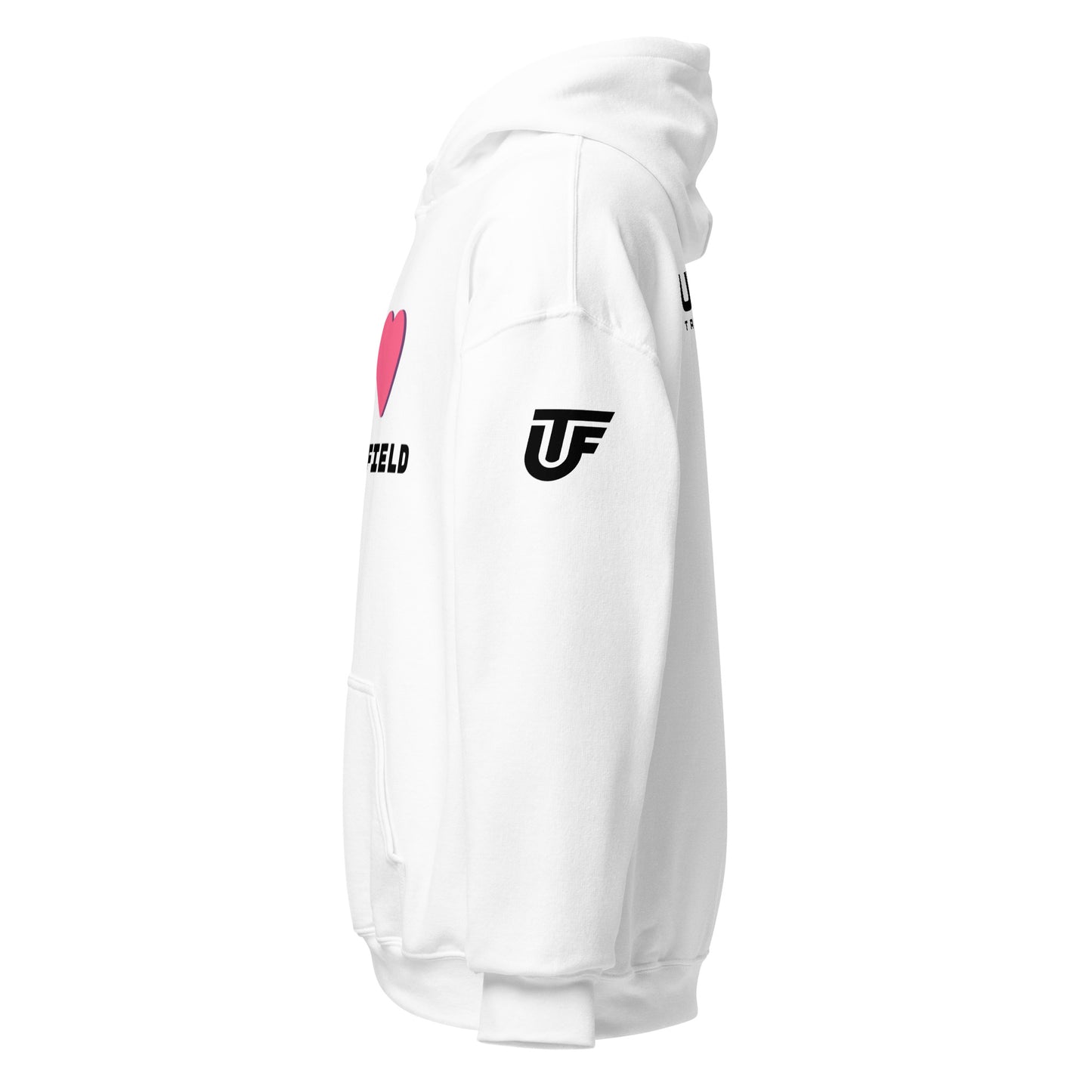 I LOVE Track & Field Hoodie (Black Writing) - URBAN T&F